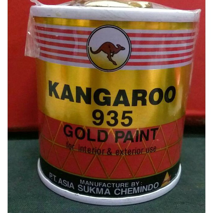

Klasik CAT WARNA EMAS KANGAROO GOLD 935 1 KG CAT MINYAK BESI KANGGURU