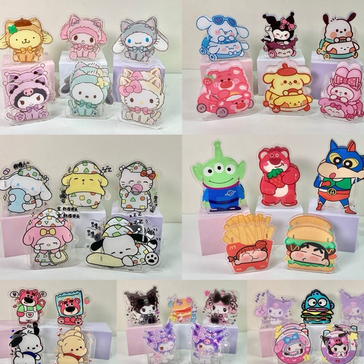 Rak Tempat Pen Akrilik Pulpen Bolpen acrylic Bolpoint Pencil Pensil Holder Alat Tulis Disney Toy Sto