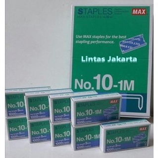 

Ready Isi Staples Refill Staples Kecil Merk MAX No 1 Isi 2 box