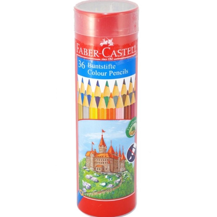 

Bestseller Pensil warna 36 Classic Colour Pencils roundtin 36 warna Faber Castell