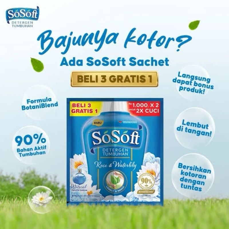 •JEJU• SO SOFT RENCENG SACHET DETERJEN CAIR