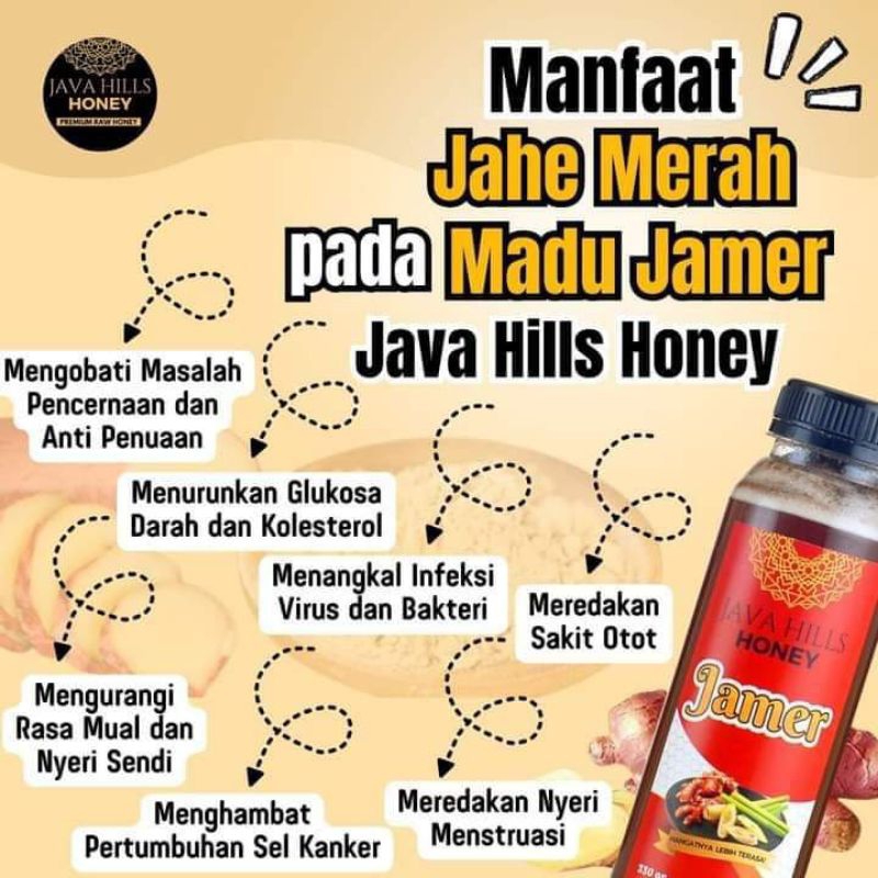 

Madu Jahe Merah Java Hills Honey