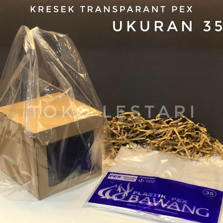 

Serba Murah Tas Kantong Kresek Plastik Bening PEX Transparan Bawang uk 35