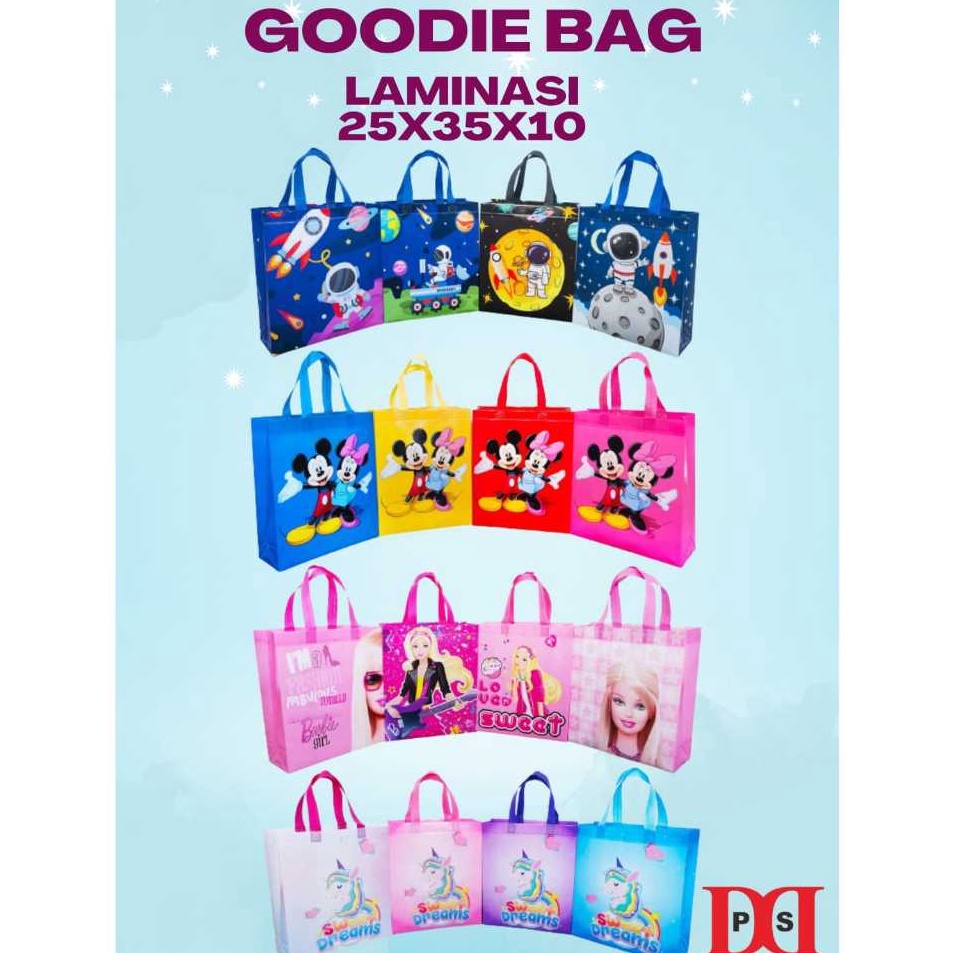 

Tas Spunbond Bahan Laminasi 25X35X1 Lipat Samping Standing Harga PERLUSIN ISI 12PCS