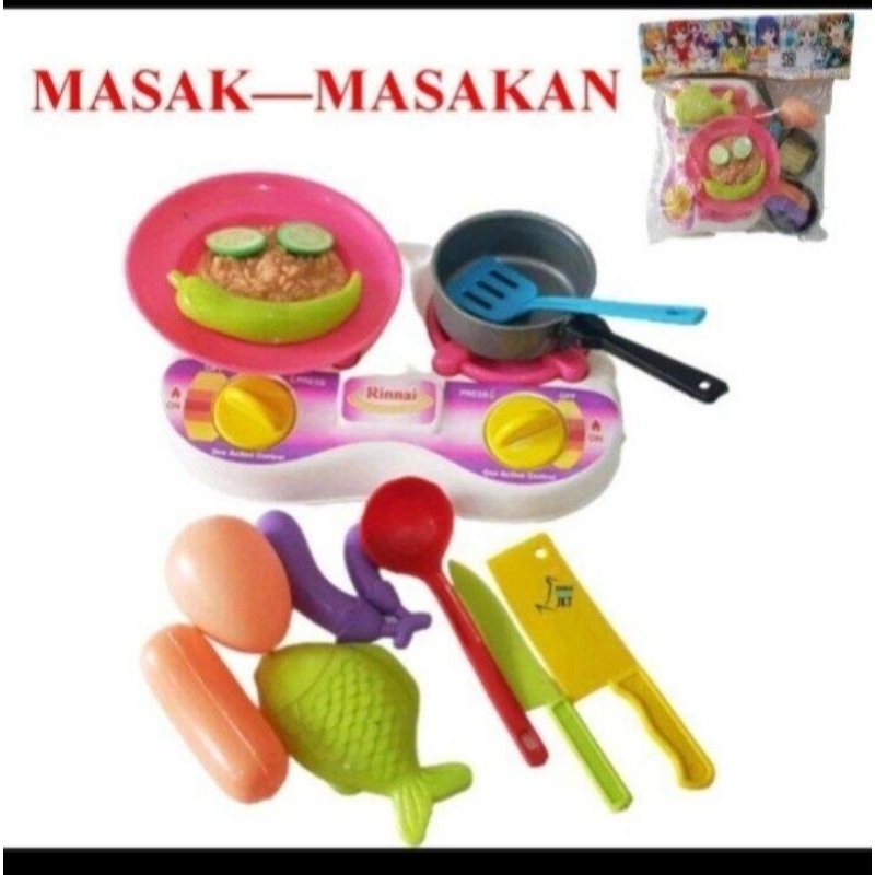mainan masak masakan mainan masakan nasi goreng mainan anak masakan perempuan