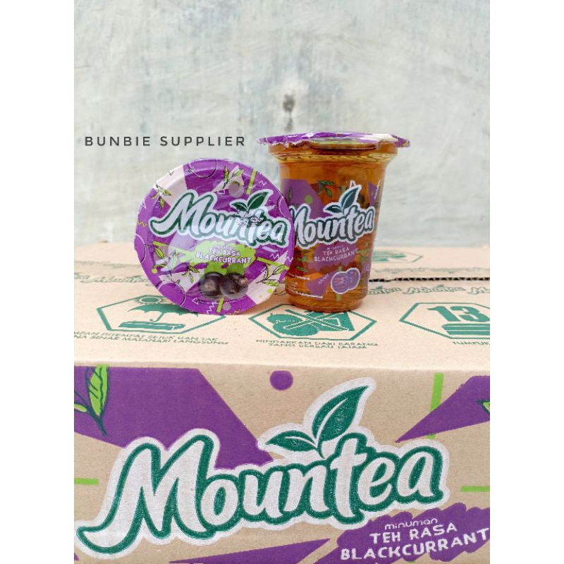 

Mountea Teh Rasa Blackcurrant Isi 24 Cup (KARTON) | Minuman Teh Kemasan