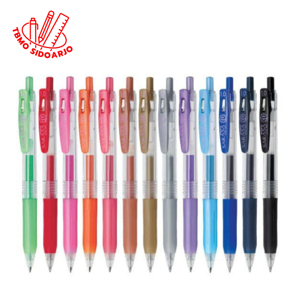 

TBMO Bolpen Zebra Gel Pen Pulpen Sarasa Clip - 1.0 mm - Pcs