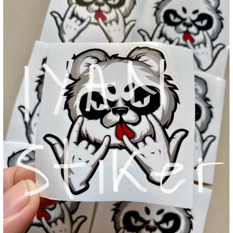 

Stiker Cutting Panda metal viral