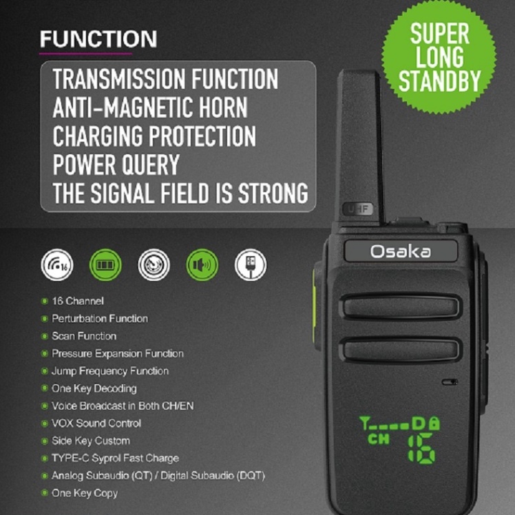 KODE R79X HT MINI OSAKA A1 WALKIETALKIE LEBIH MURAH