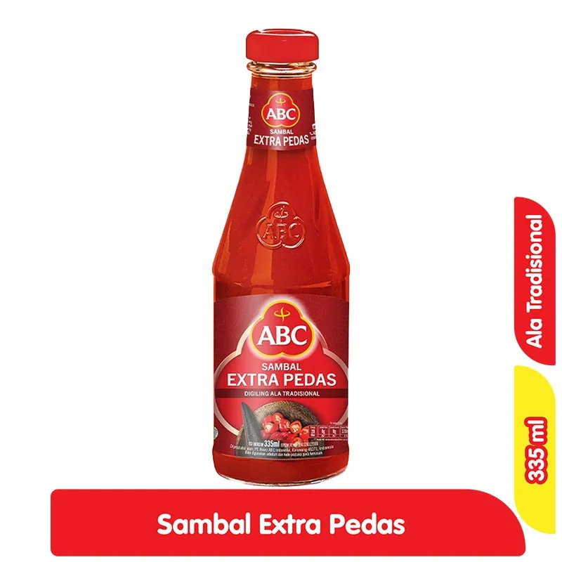 

Abc Sambal Extra Pedas 335ml [Medan - Instant/Sameday]