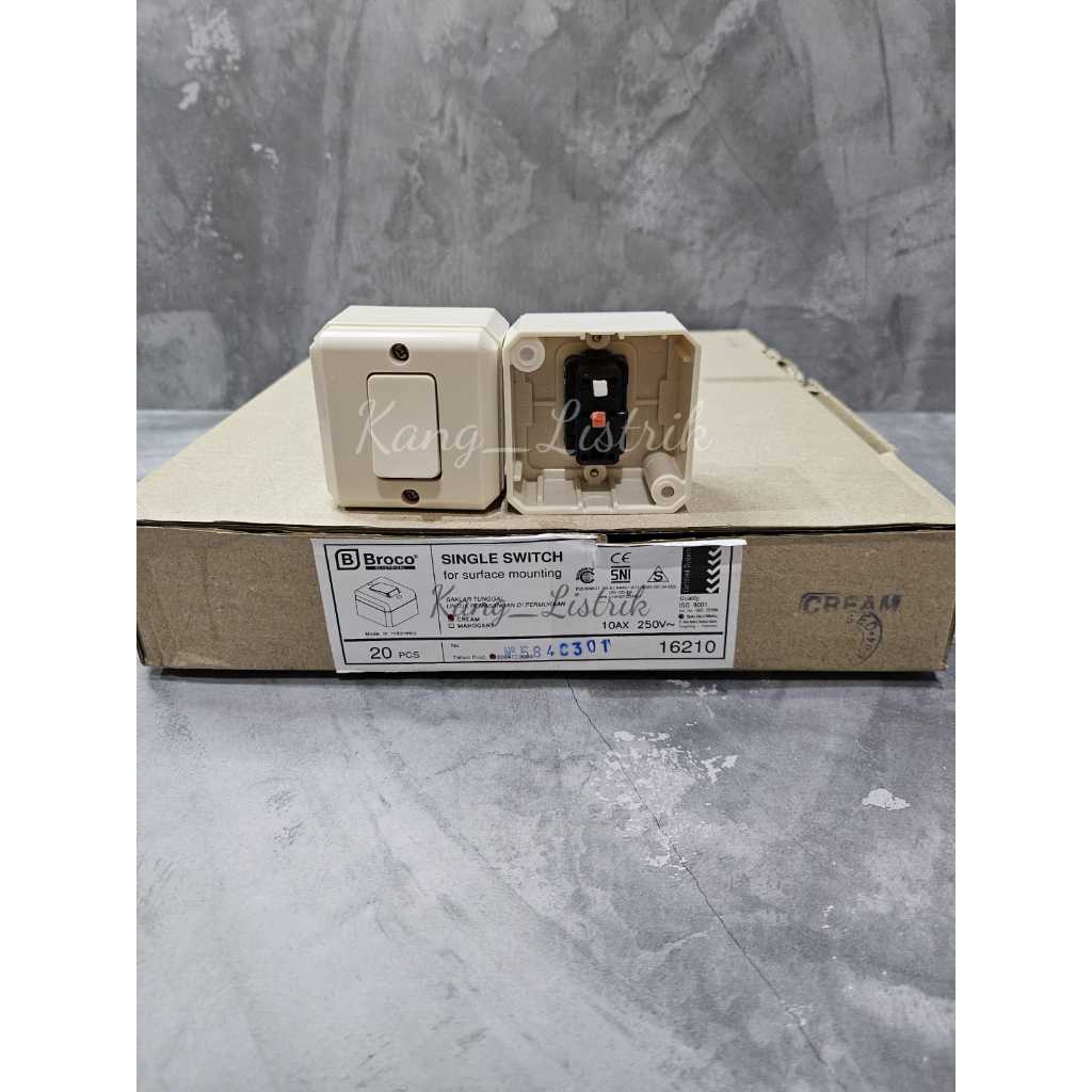 SAKLAR ENGKEL BROCO OB 16210 / SAKLAR ENGKEL OB BROCO
