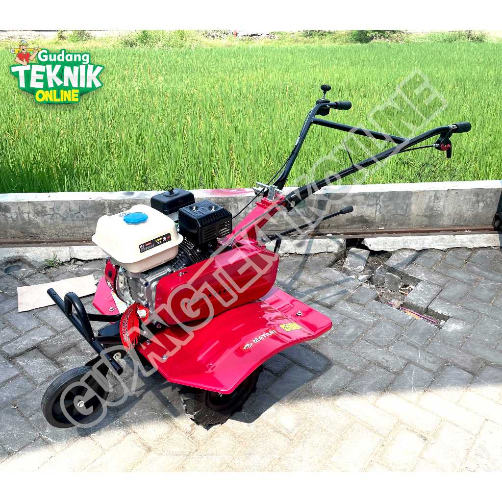 MATARI  Mesin Traktor Mini Cultivator MMT800I CI RED/ Mesin Bajak Sawah Kebun Lahan Basah Kering Kul