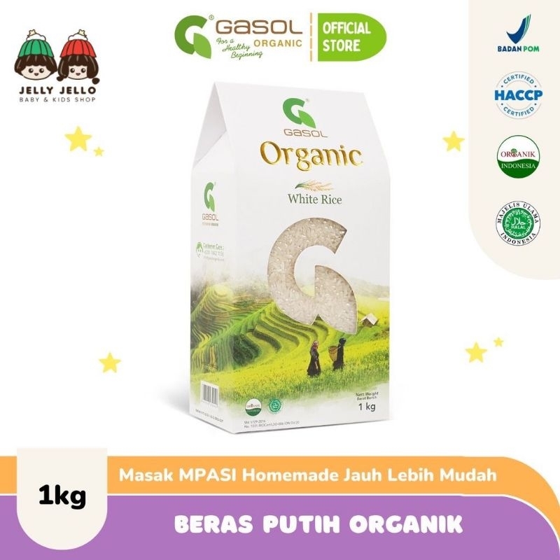 

GASOL Beras Putih & Beras Merah Organik 1Kg