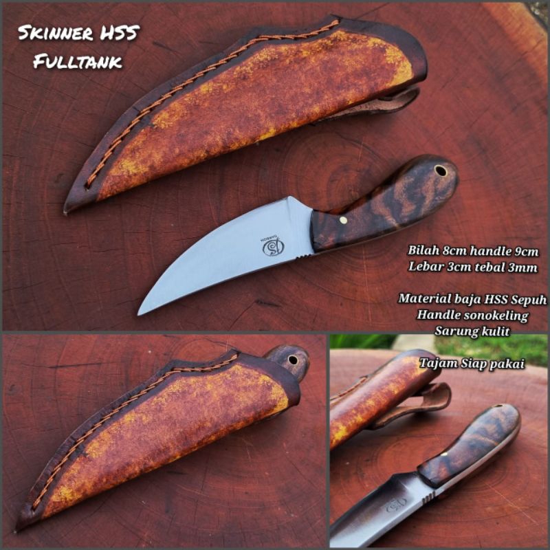 PISAU SESET KULIT DAGING SAPI KAMBING TAJAM SKINNER