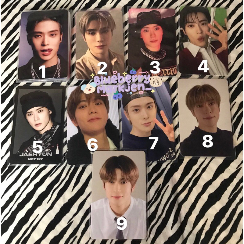 Photocard Official Jaehyun NCT127, jaehyun melet, jaehyun btfm, jaehyun 2baddies