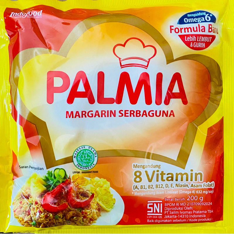 

Mentega Palmia 200 gram / Margarin Serbaguna