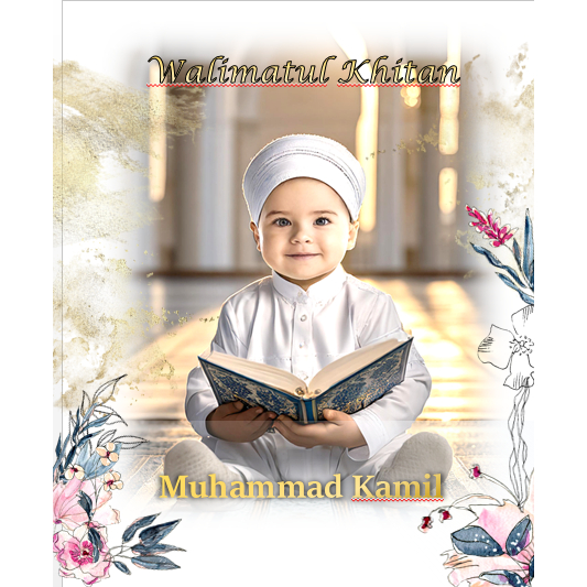 Undangan Digital Video Khitan Rustic