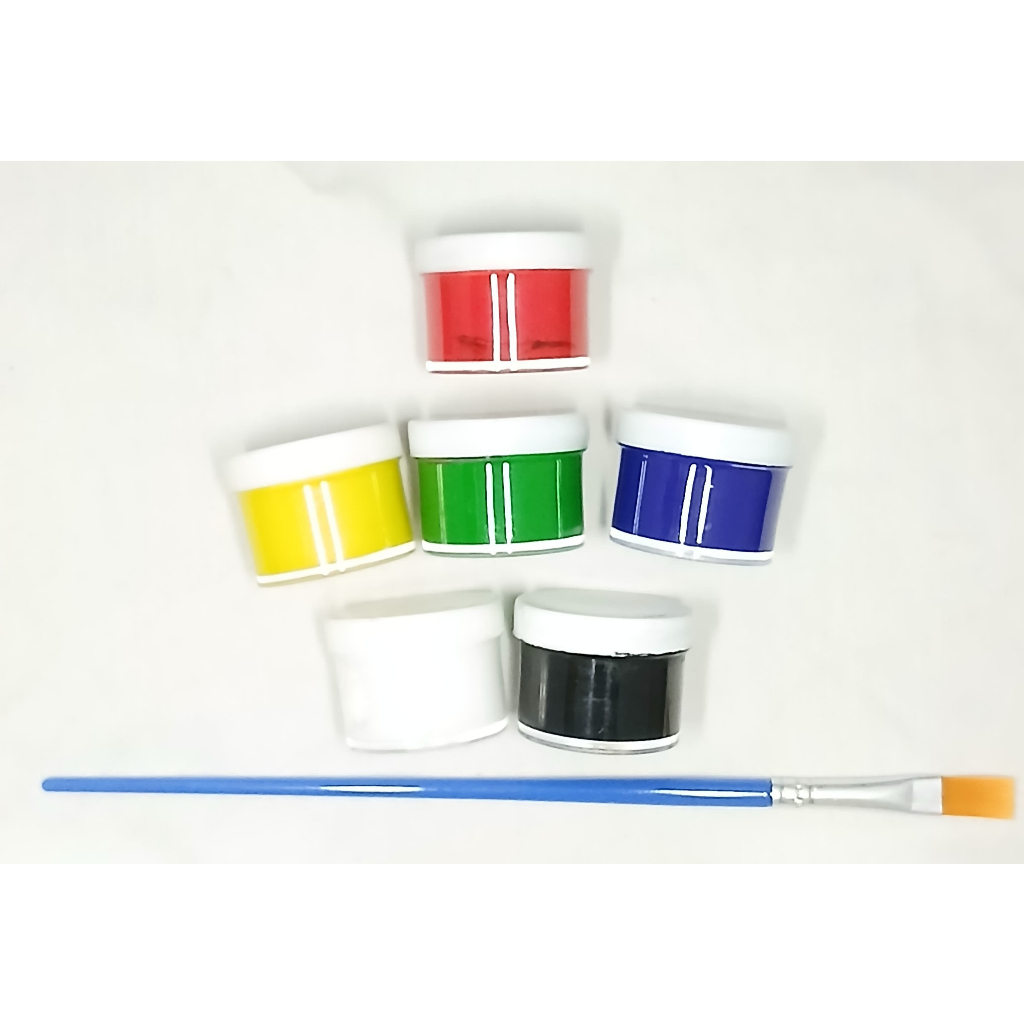 

PAKET CAT LUKIS 10 ML 1 PAKET 6 DAN 12 WARNA FREE KUAS