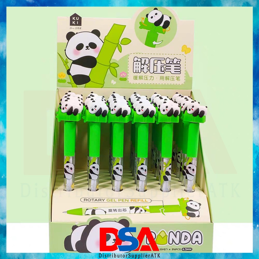 

PULPEN GEL 0,5 AKRILIK PREMIUM MOTIF PANDA CUTE TERBARU PEN GEL