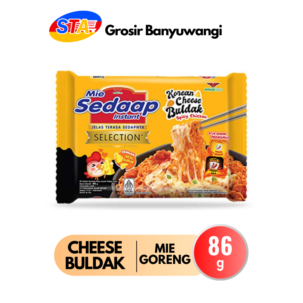

[JATIM-BWI] SEDAAP KOREAN CHEESE BULDAK 86G | MIE GORENG