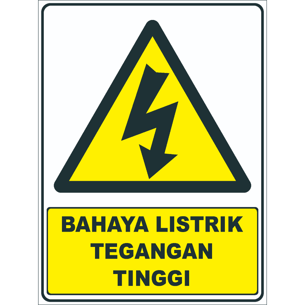 

STICKER BAHAYA LISTRIK TEGANGAN TINGGI mulai 1000 an