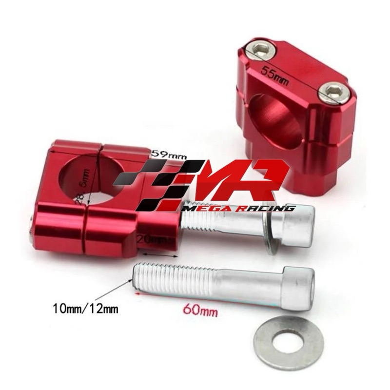 Raiser Stang Fatbar Cnc Klx Crf 150 D-Trackef Adv Cbr 150 New Bf Satria Fu Ninja Cbr150 R15 R25 Xabe