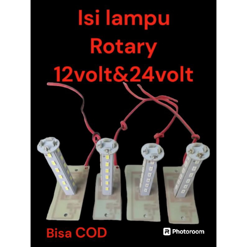 PENGAGANTI LAMPU ROTARI  ISI ROTARI BELI 5 Pcs+BONUS 1 lampu 12VOLT/24VOLT truck