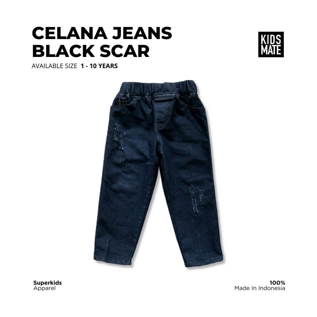 Kidsmate Jeans Black Scar KOI Kidsmate Outlet