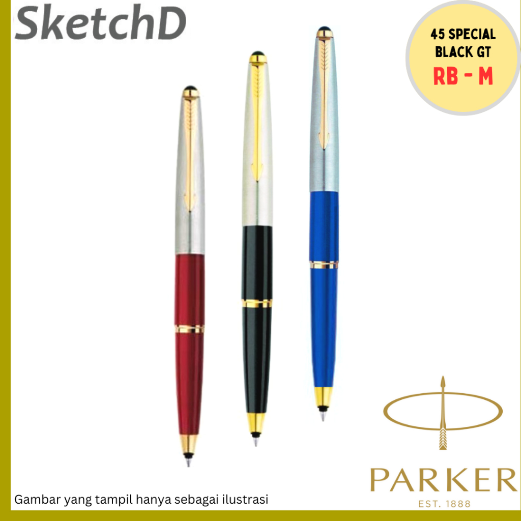 

Parker 45 Special Gold Trim GT RB - Rollerball vintage Signature Pen
