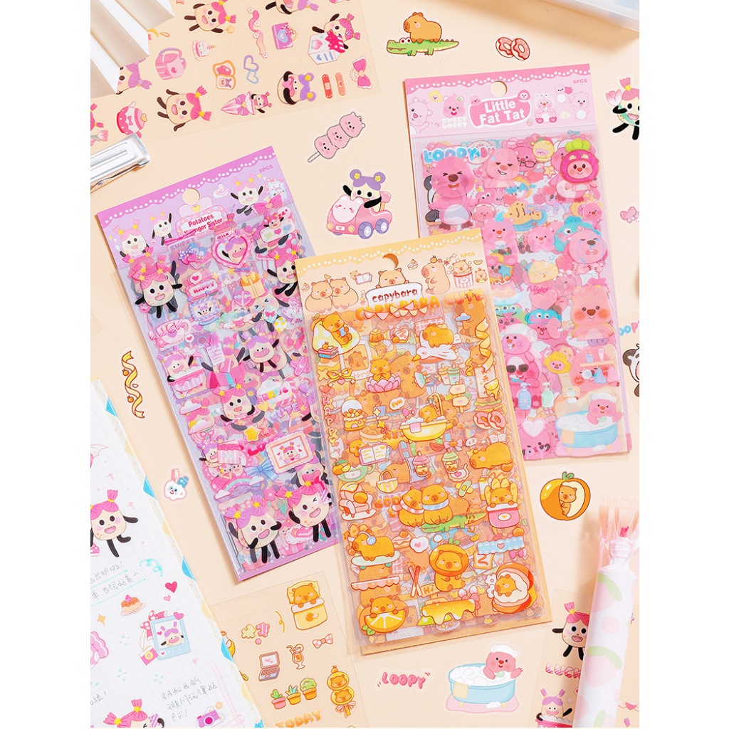 

Stiker Loopy Pororo DIY Case Stiker Capybara DIY Casing HP Stiker Labubu Stiker Panda Stiker Labubu DIY Case Hp YZ002