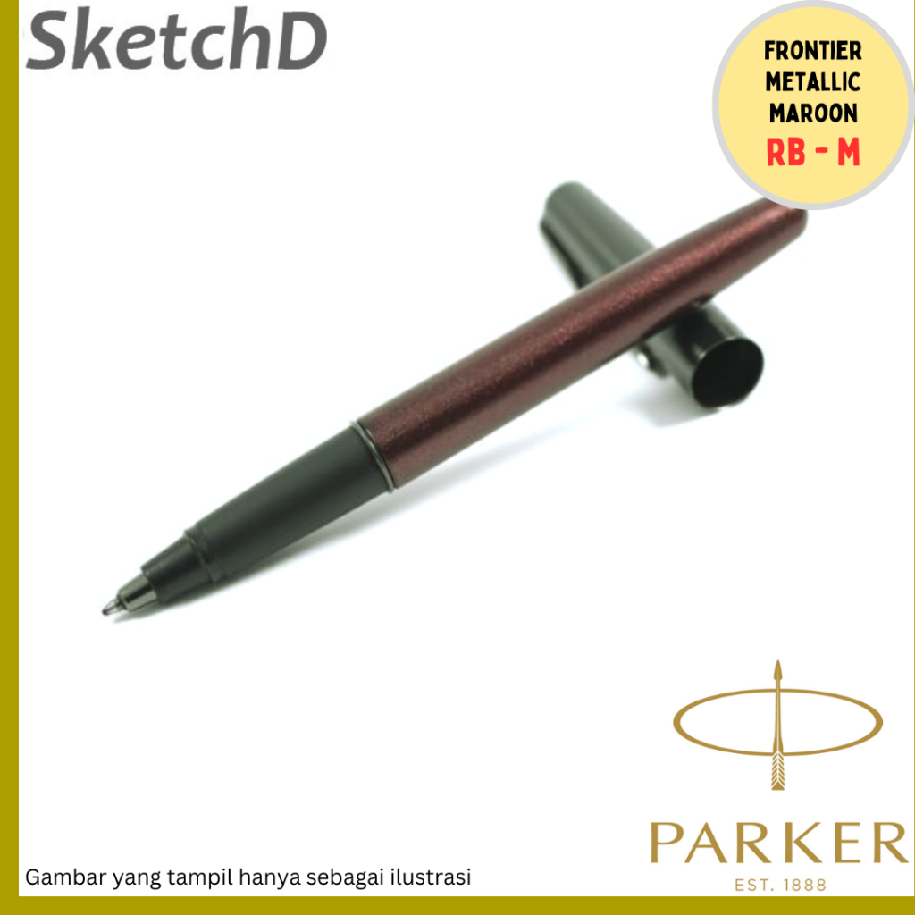 

Parker Frontier Metallic RB Bolpoin Tanda Tangan - Rollerball vintage Signature Pen
