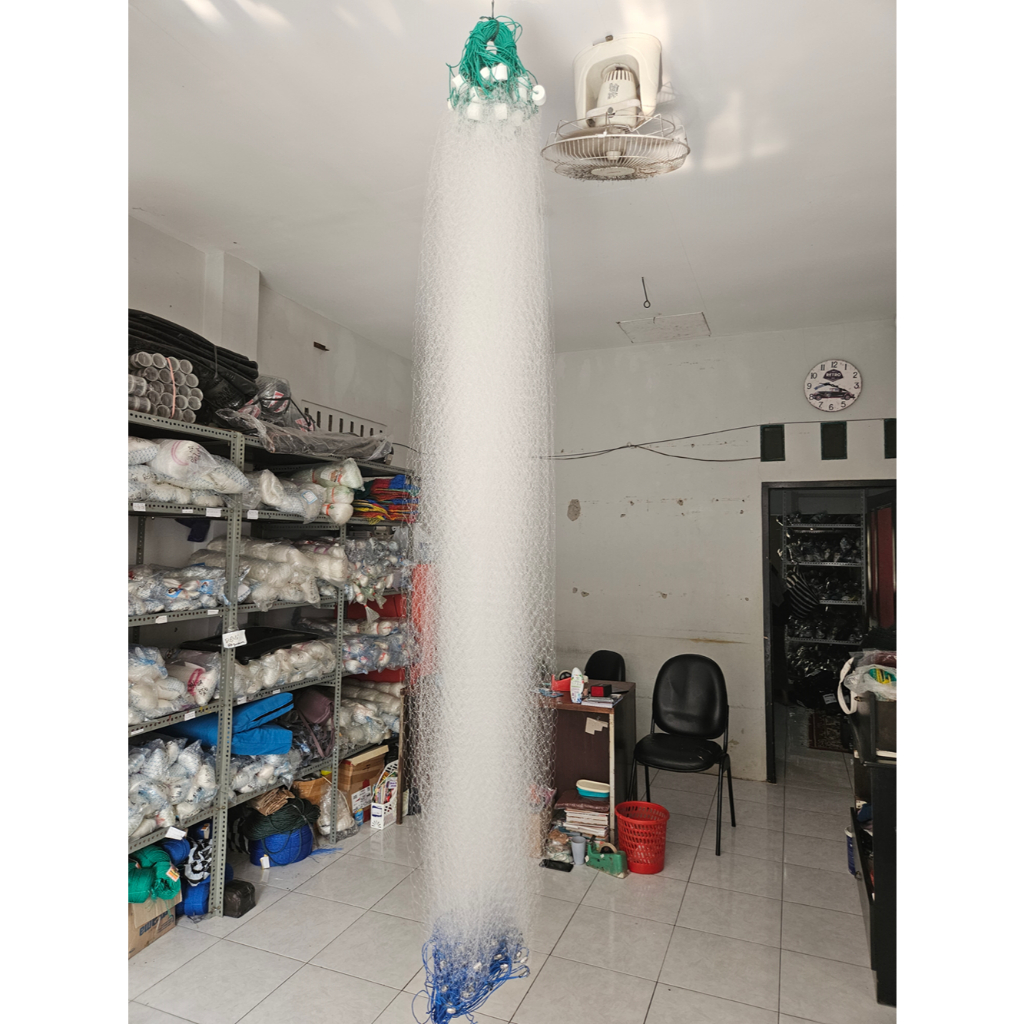 Jaring Ikan Siap Pakai  tipe Tate atau malang Senar 0,25mm