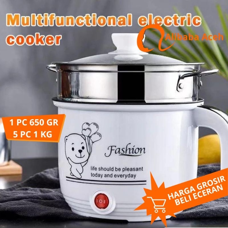 Panci Elektrik Panci Listrik Panci Mini Serbaguna Rice Cooker