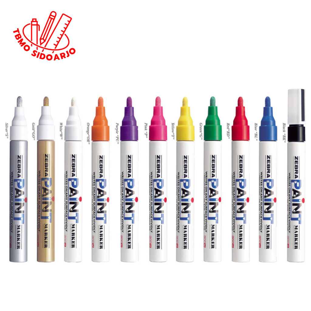 

TBMO Zebra Paint Marker Permanent / Spidol Permanent - Pcs