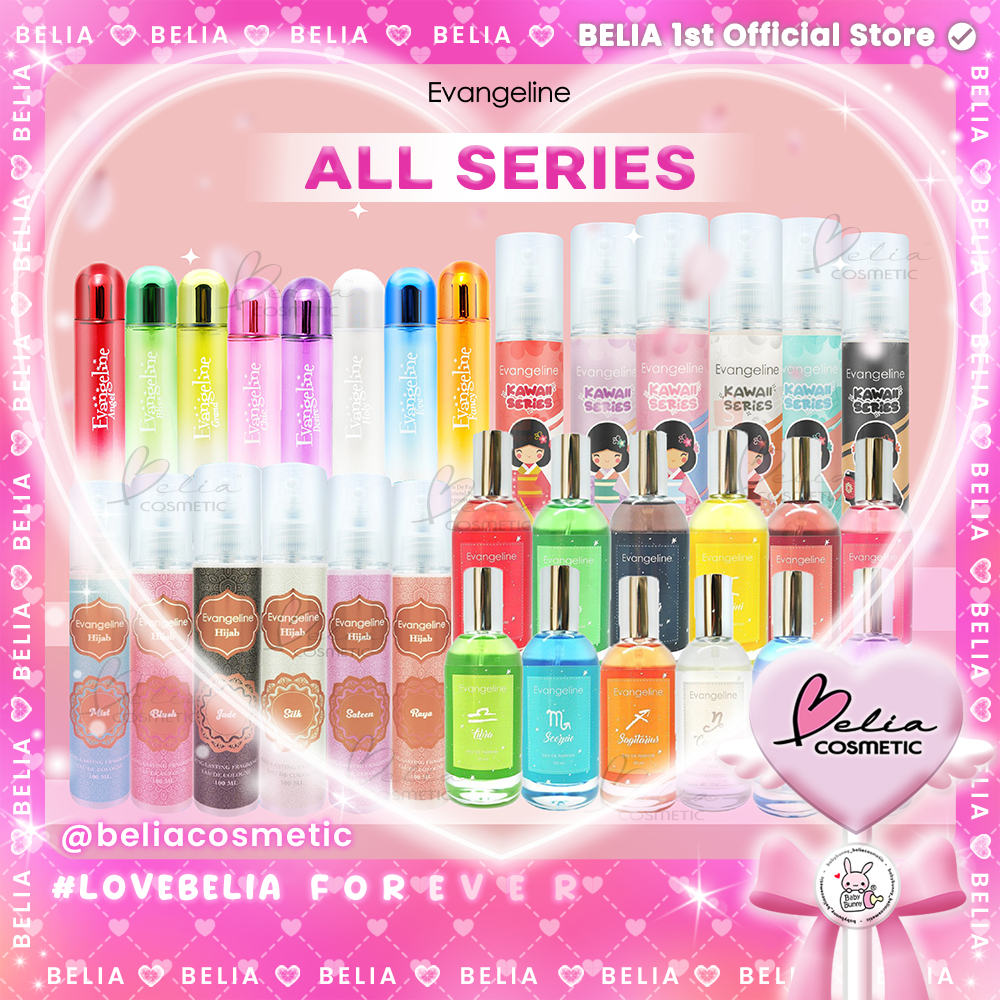 ❤ BELIA ❤ Evangeline Eau De Cologne 100ml Kawaii Series | Hijab Series | Eau De Parfum Zodiac Series