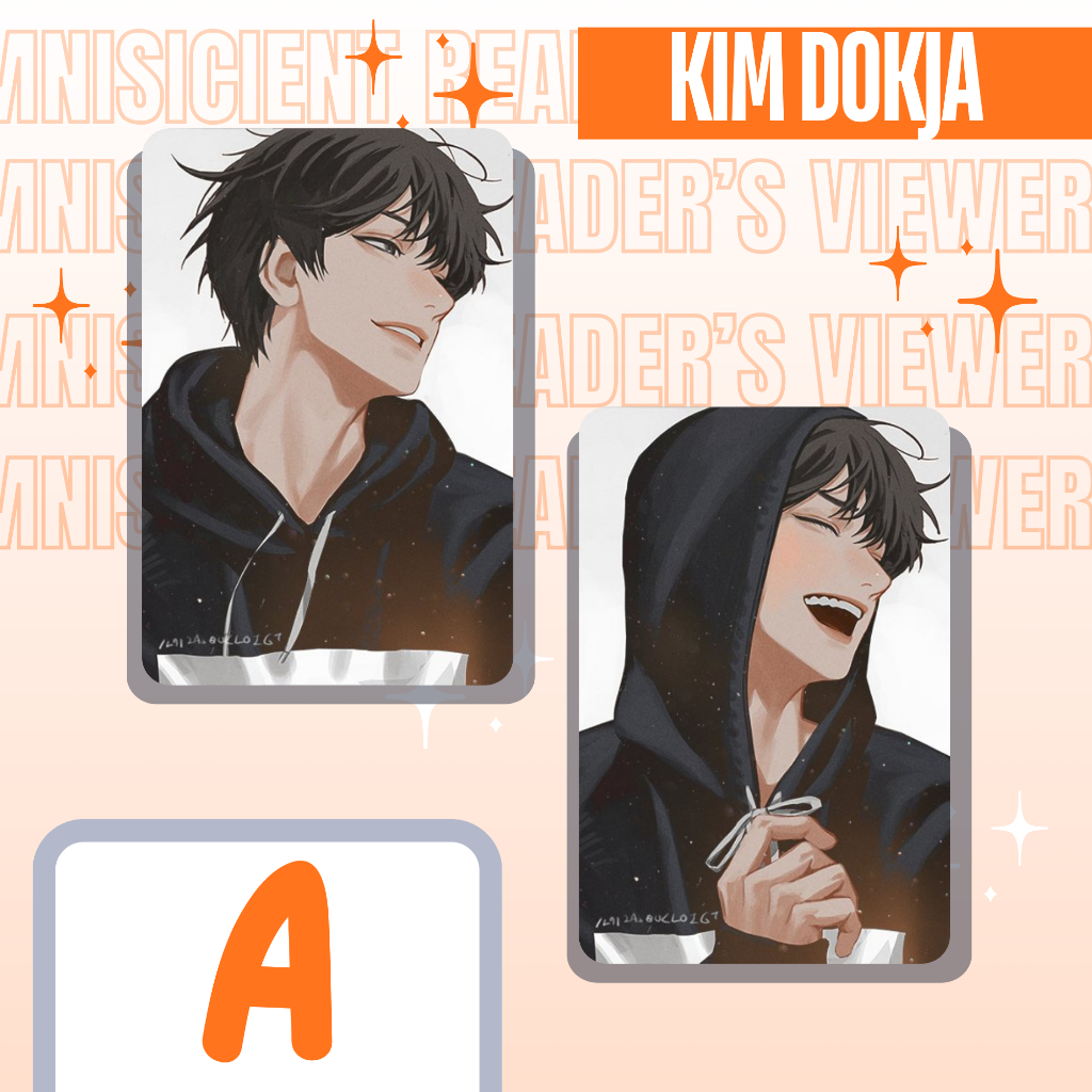 PHOTOCARD MANHWA ORV | 《 VER. 1 》 | 【⊶ Kim Dokja ⊶ 】GLOSSY/LAMINATED DOUBLE-SIDED | UNOFFICIAL