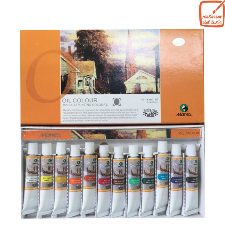 

KODE M82H Maries Oil Color Painting Set 12 x 12ml