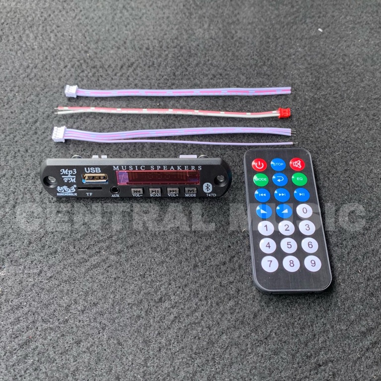 KODE K27K MODUL BLUETOOTH KIT MP3 PLAYER SUNCHONGLIC 3 KABEL KUALITAS TERBAIK