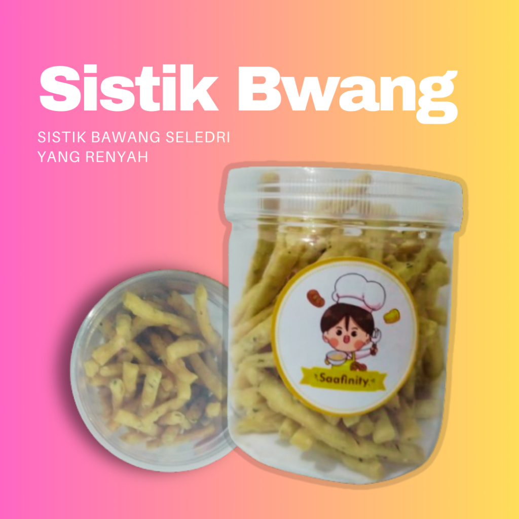 

Sistik Bawang by Saafinity 150g / Kue Bawang