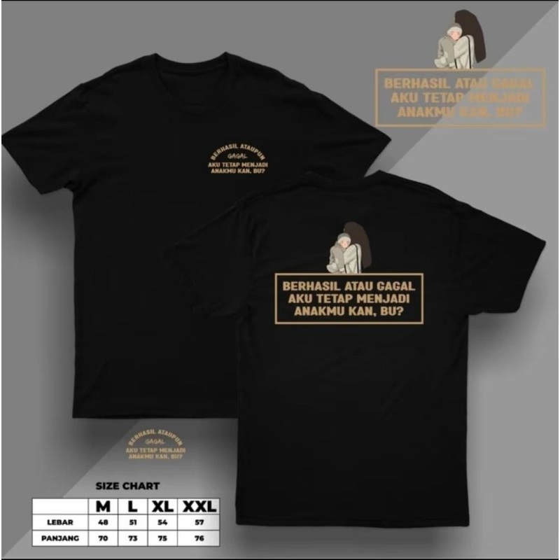 KAOS BERHASIL ATAU GAGAL - KAOS PRIA TERBARU VIRAL