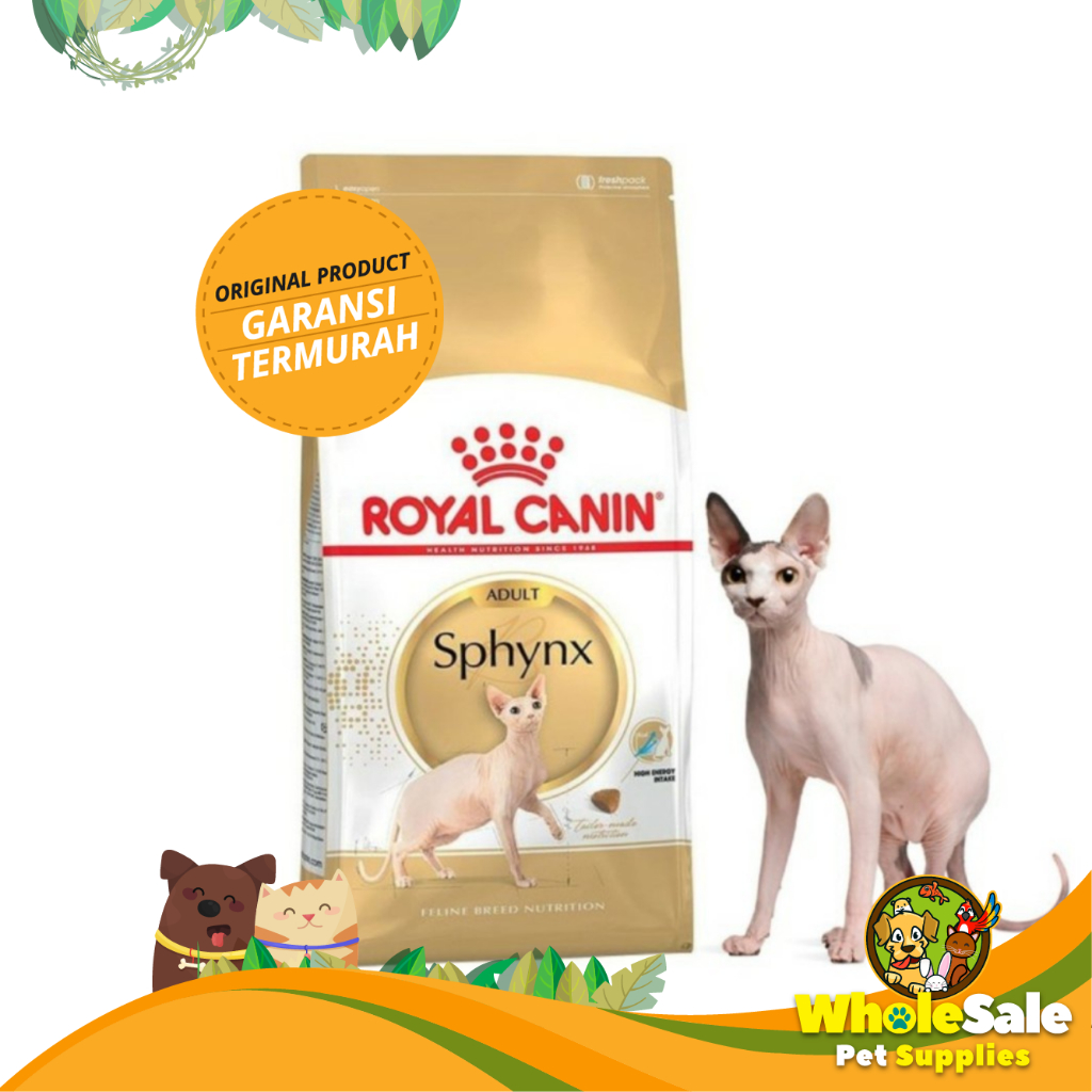 Royal Canin Sphynx Adult 2kg Makanan Kucing Kering Sphynx