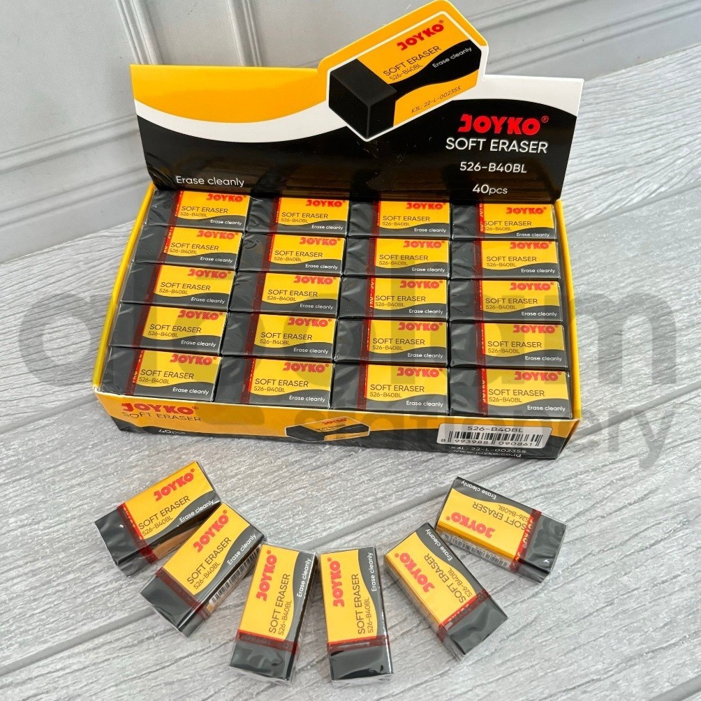

KODE E47V SATU PACK 4 PCS Penghapus Kecil Hitam Joyko