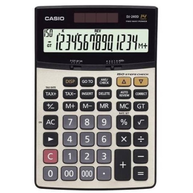 

KODE A36R Casio DJ24D Check Correct Calculator Kalkulator Desktop DJ24D