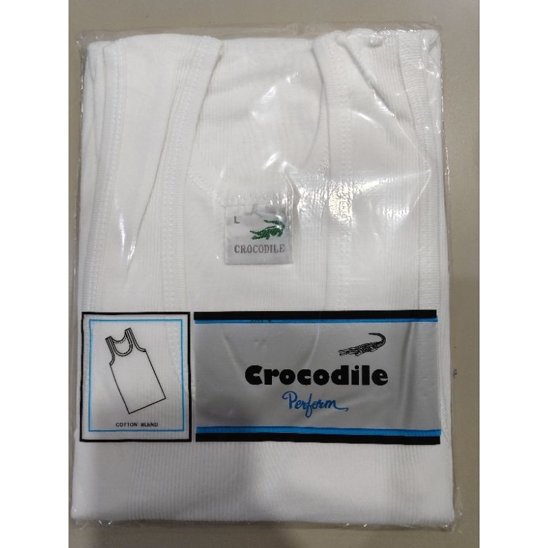 Singlet crocodile pria 801 / singlet salur putih crocodile