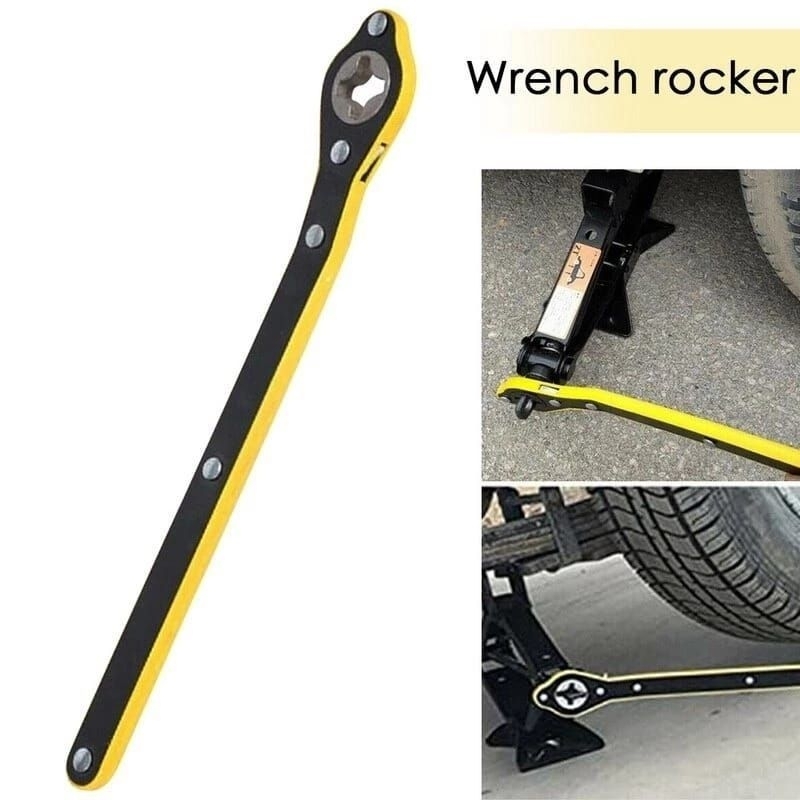 Kunci Ratchet Wrench untuk dongkrak mobil/Putaran Dongkrak mobil universal/Kunci Pas Dongkrak Mobil/