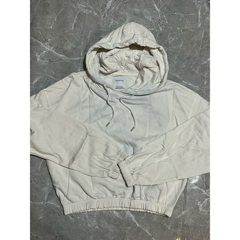 bershka crop hoodie