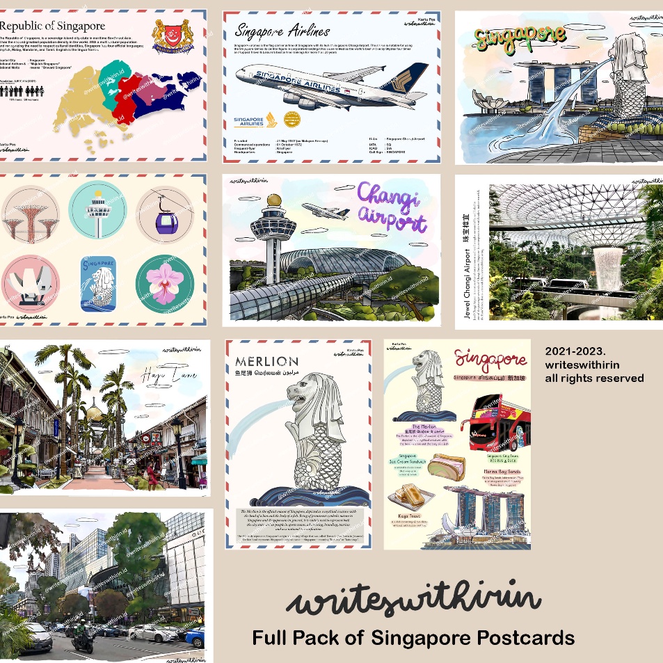 

writeswithirin Full Pack of Singapore s