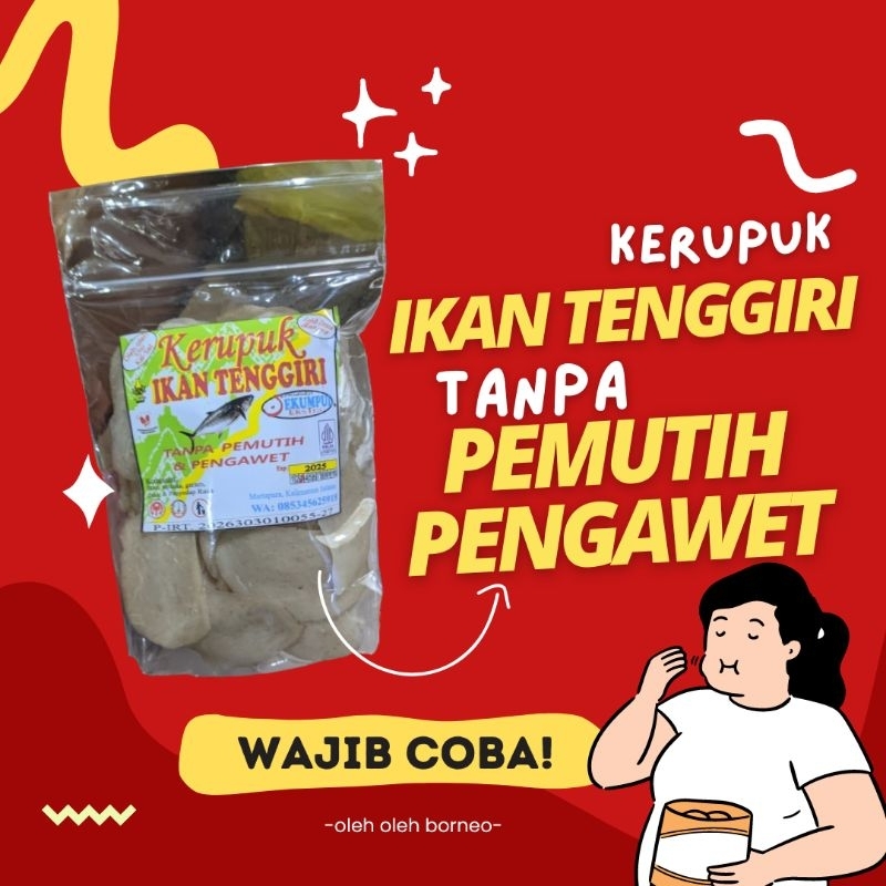 

Kerupuk Ikan Tenggiri cap Sekumpul | Kerupuk Ikan | Kerupuk Mentah