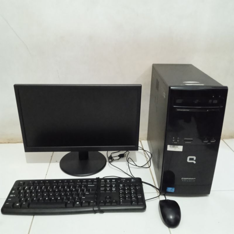 Komputer PC Rakitan Untuk Kasir Admin Kantor Sekolah Fullset Siap Pakai
