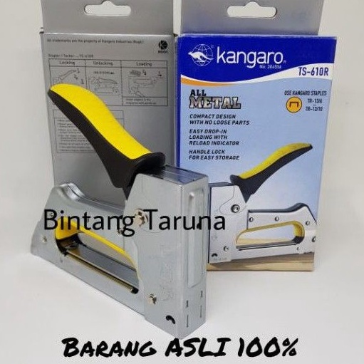 

Stock Banyak Staples Tembak Kangaro TS61R Steples Tembak Kangaro TS61R tacker